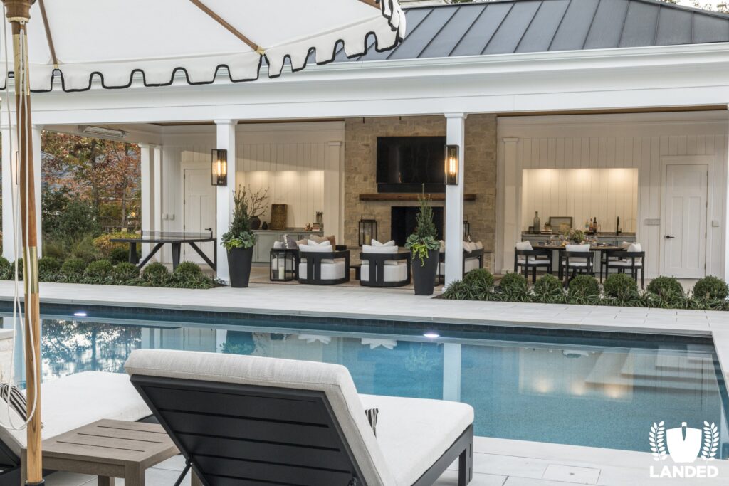 Pavilion Outdoor Space Pool