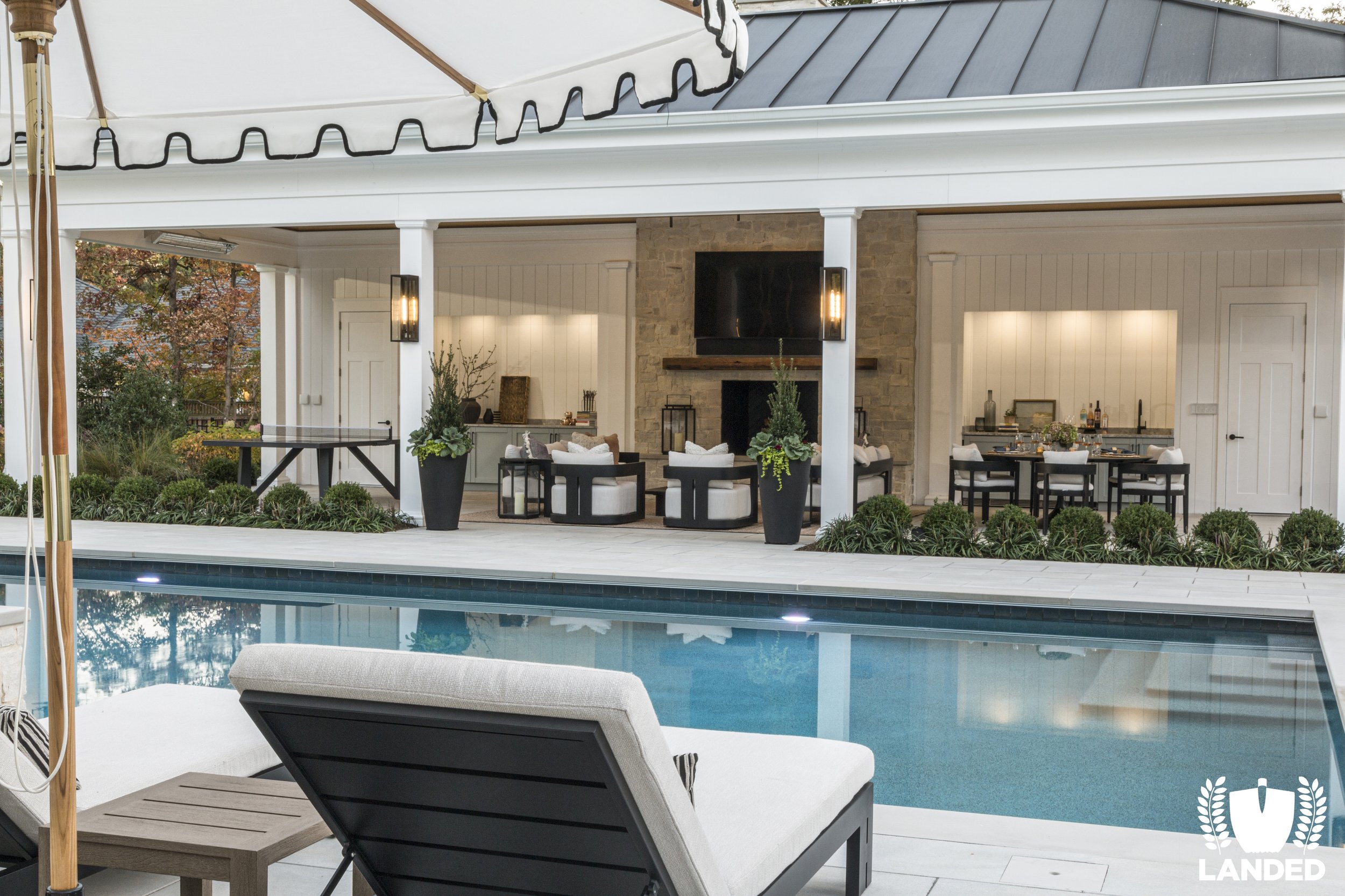 Pavilion Outdoor Space Pool