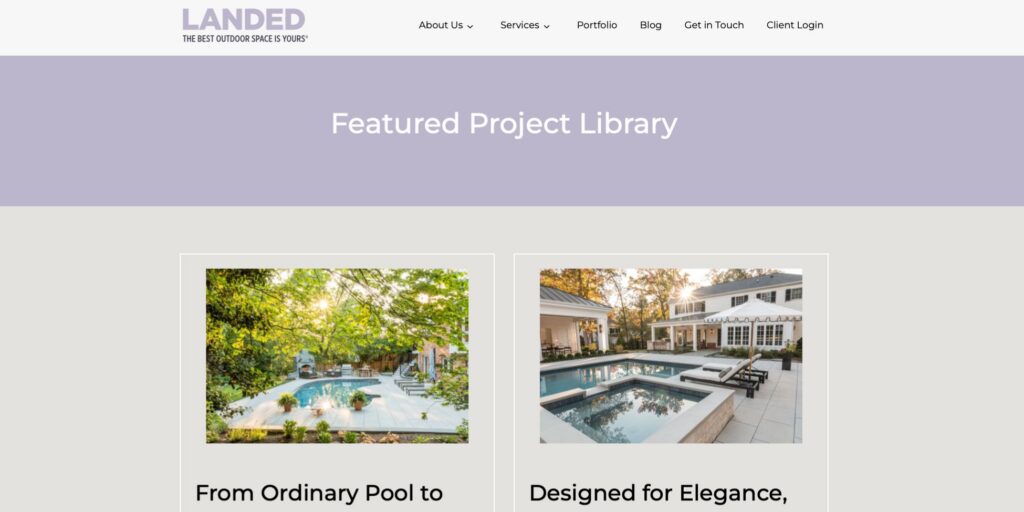 Featured Landscape Project Library